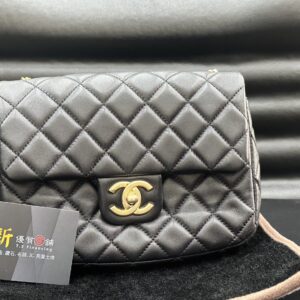 Chanl 香奈兒 coco 20 黑金羊皮 芯片款