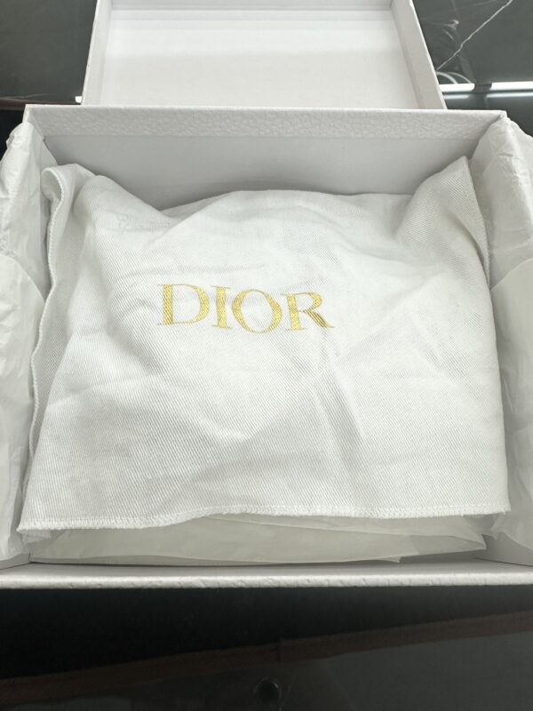 Dior Caro Microbag Cannage 小牛皮 淡黃色：圖片 7