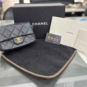 Chanel 香奈兒 AS2855 方胖子珍珠鏈斜背包｜台中台新當舖流當品